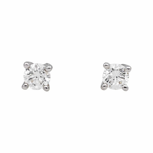 Boucles d'oreilles Boucles d'oreilles Puces Or blanc Diamant 58 Facettes 4815661CN