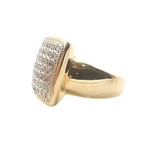 Bague 57 Bague en or jaune & diamants 58 Facettes