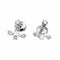 Boucles d'oreilles Boucles d'oreilles Or blanc Diamant 58 Facettes 4311412CN