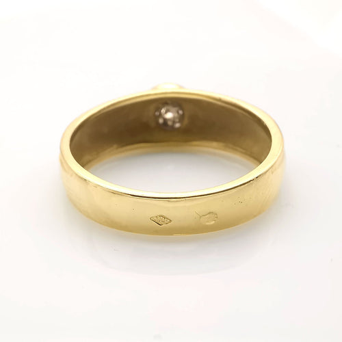 Bague Bague or & diamants 58 Facettes