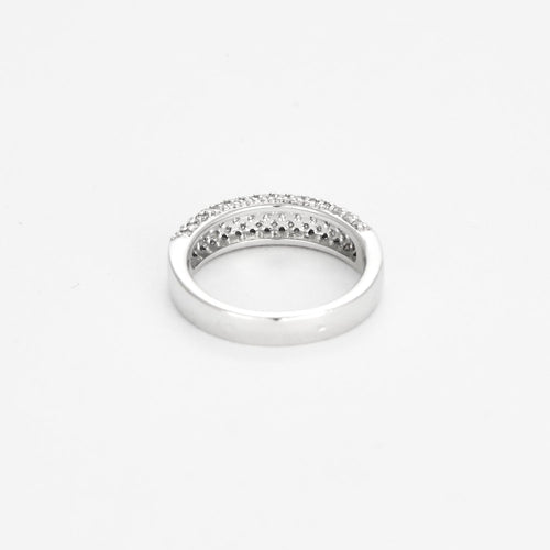 Bague 57.5 Bague L'Excellente en or blanc et diamants 58 Facettes LP1063/12