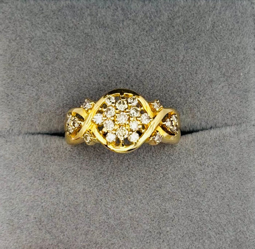 Bague Bague en or jaune et diamant 58 Facettes 50145