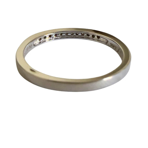 Bague 58.5 Bague au design contemporain de l'âge d'or avec diamants 58 Facettes Q284B