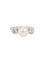 Bague 55 Bague Trilogie Platine, Perle et Diamants 58 Facettes 277