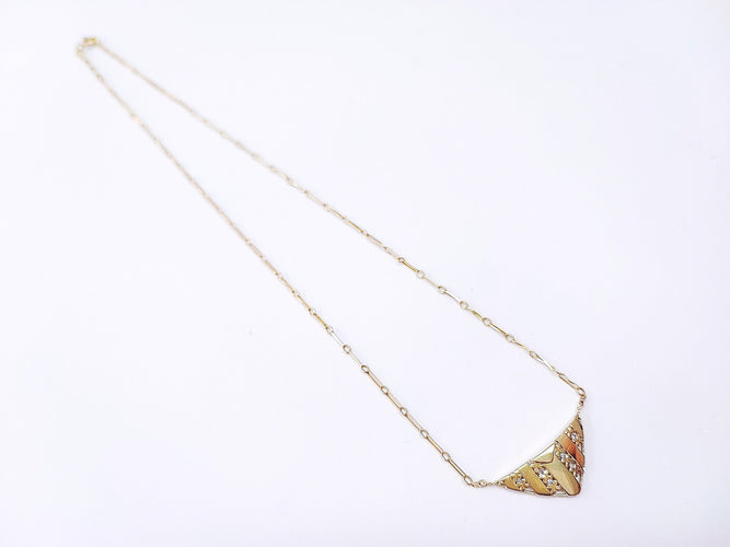 Collier Collier Art Déco en or jaune 58 Facettes Coll.ArtDec.1426