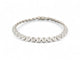 Bracelet bracelet tennis t19 serti de 35 diamants 2.1ct en or blanc 14k 16gr 58 Facettes 268155