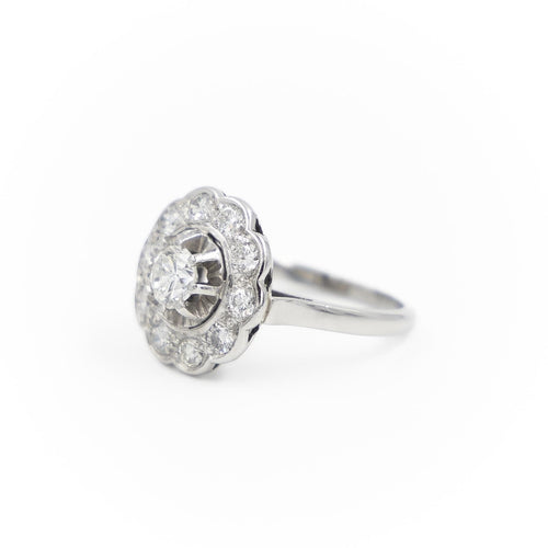 Bague 50 Bague Marguerite Platine Diamant 58 Facettes 2226833CN