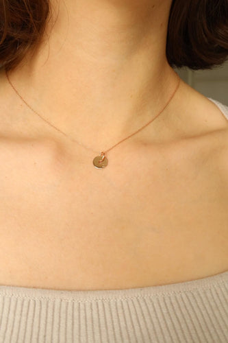 Collier Collier Ginette NY Mini Donut sur chaîne Or rose 58 Facettes 2519157CN