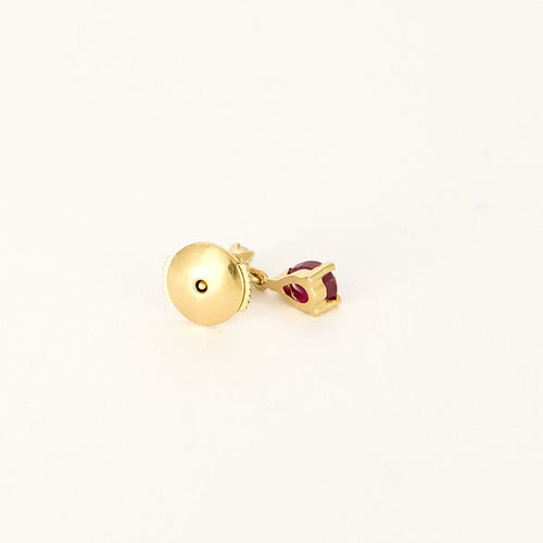 Boucles d'oreilles Boucles d'oreilles en or jaune, rubis et diamants 58 Facettes B250485