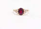 Bague 55 Bague rubis et diamant 58 Facettes Bag.Ov.6Dt.FA35R