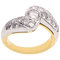 Bague 53 Bague alliance Distinguée Or 18K blanc et jaune Diamant 58 Facettes BO220419/DISTINGUEE
