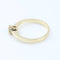 Bague Bague solitaire en or jaune avec diamant taille brillant 58 Facettes 130003