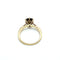 Bague 57 Bague en or jaune avec rosette en diamant 58 Facettes 50390