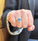 Bague 53 Bague en or blanc topaze bleue et diamants 58 Facettes