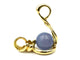 Pendentif GILBERT ALBERT. Pendentif or jaune et billes interchangeables 58 Facettes