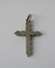 Pendentif Pendentif croix Jeannette arlésienne argent strass XIXe 58 Facettes