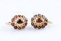 Boucles d'oreilles Boucles d’oreilles grenats 3,62 ct en or jaune 18k 58 Facettes BOGNOC583-107