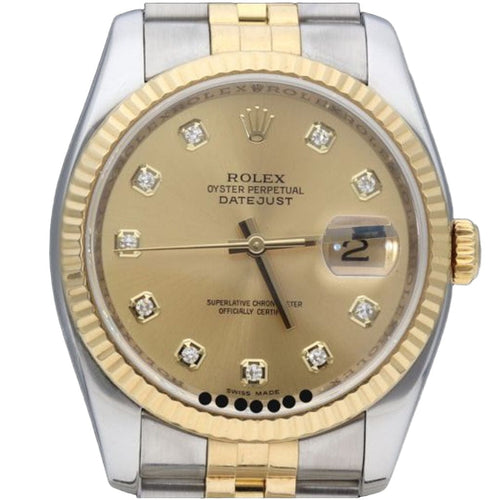 Montre Rolex Montre Date Just 36 58 Facettes MT42530
