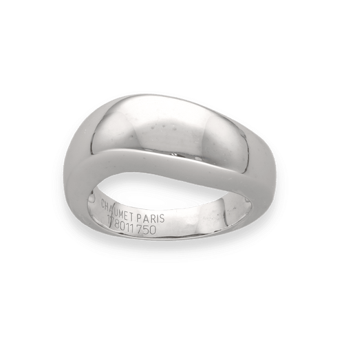 Bague 54 Bague Chaumet Collection Valse en or gris 18k - 1995 - Taille 54 - Papiers d'origine 58 Facettes FB10102