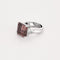 Bague 44 Bague en or blanc, tourmaline rose et diamants 58 Facettes LJ25-332