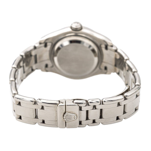 Montre Montre Rolex Lady-Datejust Pearl Master Or blanc Diamant 58 Facettes 4178650RV