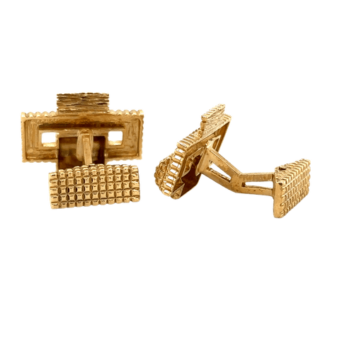 Boutons de manchette Boutons de manchette en or jaune 58 Facettes 681/19