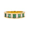 Bague 52 Bague Or jaune Diamant, Emeraude 58 Facettes 4274092RV