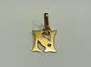 Pendentif Pendentif lettre N or jaune diamants 58 Facettes LP251