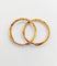 Bague 55 Alliance jumelées victorienne or rose 18k gimmel (circa 1896) antique 58 Facettes A05213