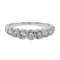 Bague 59 Bague Alliance Or blanc Diamant 58 Facettes 3090582CN