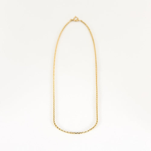 Collier Chaîne en or jaune à maille forçat 58 Facettes CHA5345