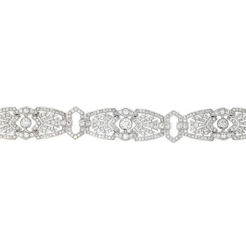Bracelet Bracelet Manchette  Platine Diamant 58 Facettes 4445904CN