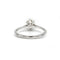 Bague 49 Solitaire or blanc diamant 58 Facettes 220531R