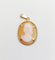 Pendentif Pendentif - Pendentif vintage art déco en or 18k camée coquille 58 Facettes A06601
