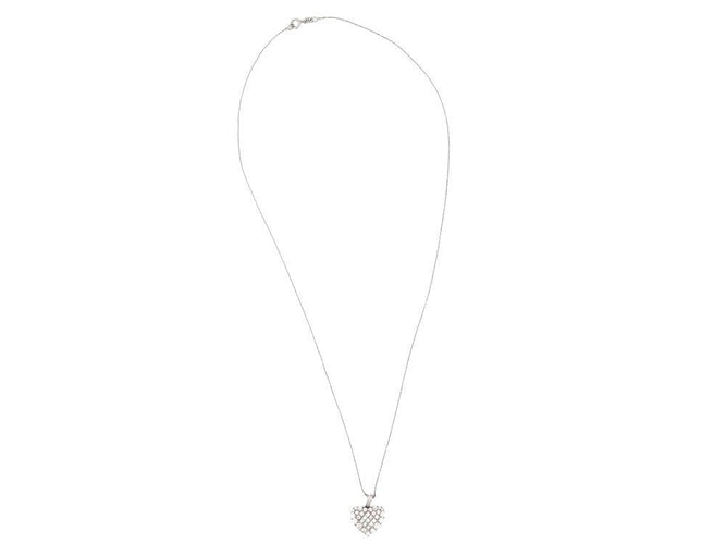 Collier collier BAGLIONI pendentif coeur serti 32 diamant 0.94ct 55 58 Facettes 268773