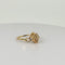 Yellow gold ring with diamonds 58 Facettes 2310011