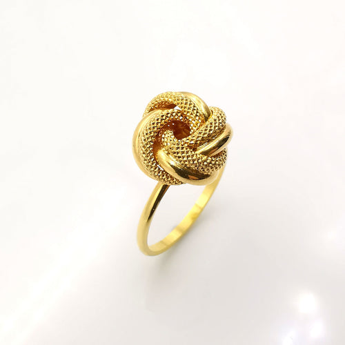 Bague 58 Bague en or jaune 18 carats 58 Facettes