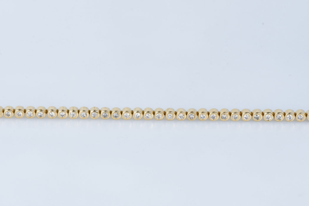 Bracelet en or jaune 18 carats orné de 56 diamants 58 Facettes BRDVY36