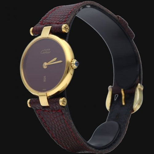 Montre Cartier Montre Must De Cartier Vermeil 58 Facettes MT41245