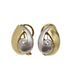 Boucles d'oreilles boucles d'oreilles pendantes en or bicolore avec diamants 58 Facettes E363673