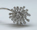 Broche BROCHE MOTIF FLORAL PLATINE ET DIAMANTS 58 Facettes 250194