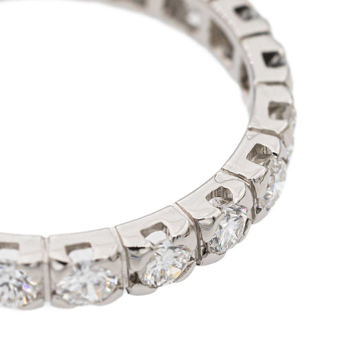 Bague Alliance Platine Diamant