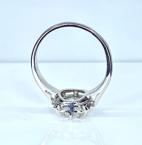 Bague Bague en or blanc Diamant taille brillant 58 Facettes AB462