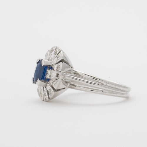 Bague 52 Bague saphir vintage 58 Facettes