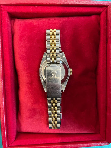 Montre ROLEX - Montre femme OYSTER Perpetual Date 26 en or jaune et acier 58 Facettes