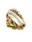 Bague GILBERT ALBERT. Importante bague or jaune 18K, perles et diamants 58 Facettes