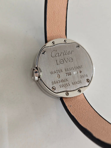 Montre Cartier - Montre Love Diamants Or Blanc 58 Facettes