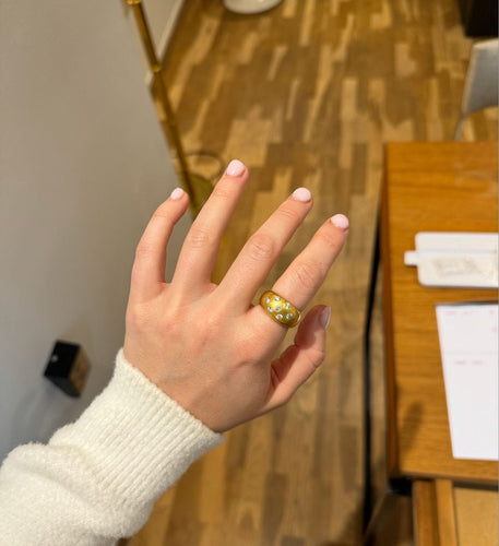 Bague 54 Bague gitane en diamant victorien 58 Facettes