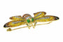 Pendentif Vintage Bee Brooch-Pendant with Plique-à-Jour Enamel and Trembling Wings 58 Facettes 24263-0277