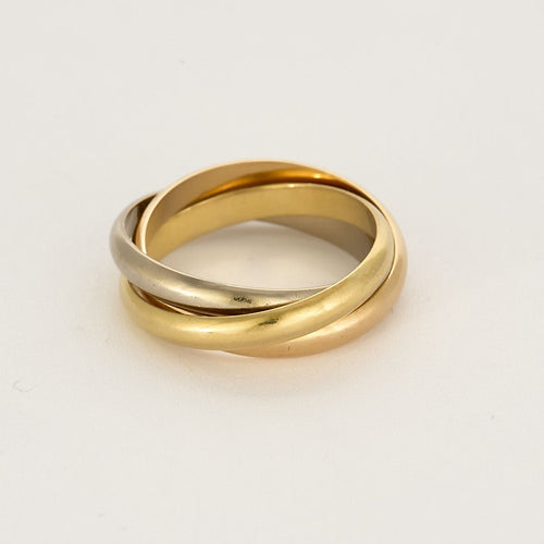 Bague 65 Cartier - Trinity - Modèle Classique - Bague trois ors 58 Facettes LYO0003